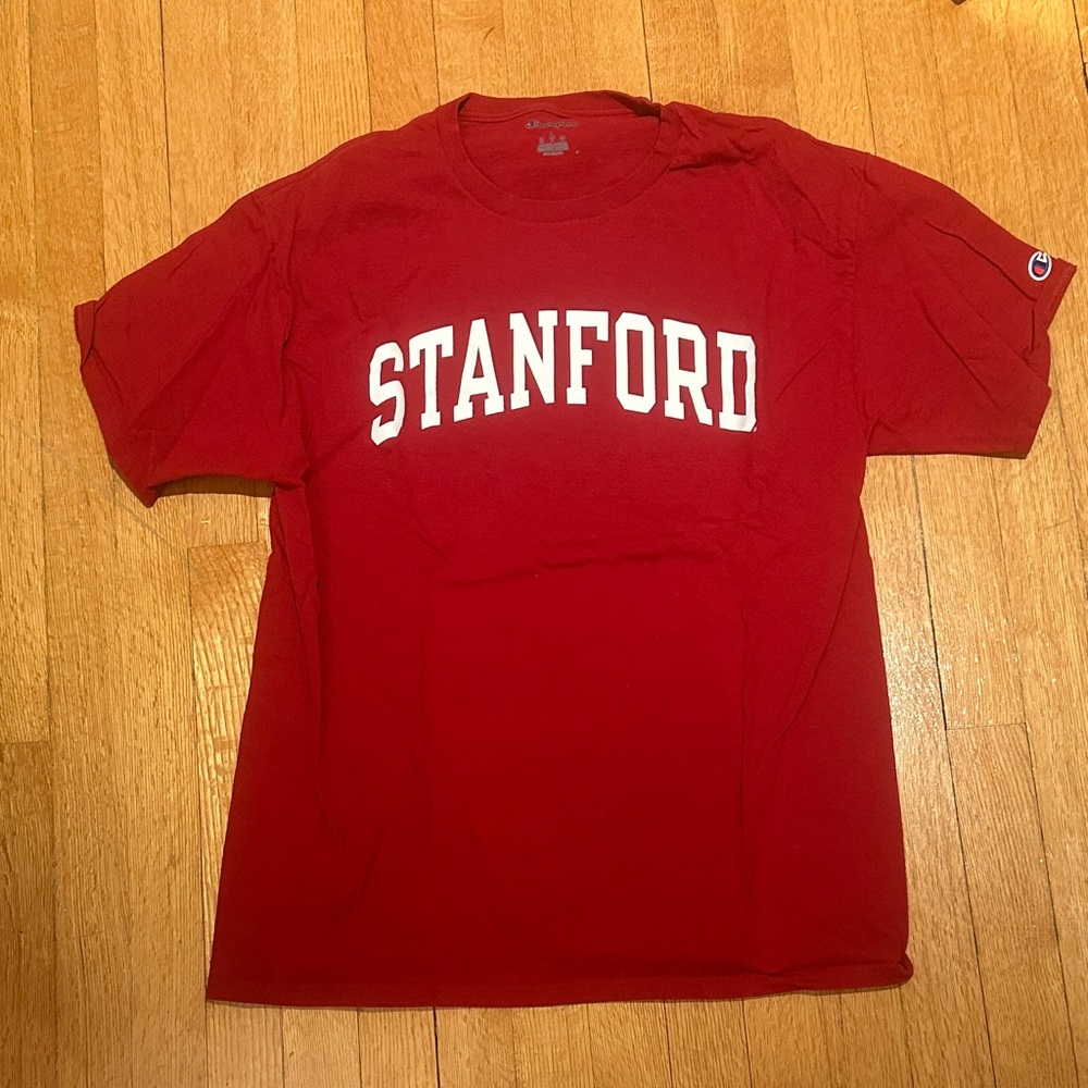 Champion Red Stanford Tee